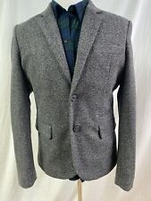 Men's NEW SUPERDRY Limited Wool Blend Tweed Sportcoat Slimfit 40R