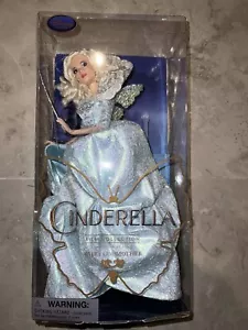 Disney Store Cinderella Live Action Film Collection FAIRY GODMOTHER Doll NEW - Picture 1 of 2