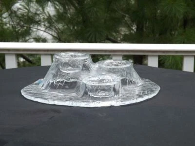 Portavelas Votivo Meri Lasi Finlandia De Pertti Kallioinen 3 Velas MWT - Imagen 1 de 3