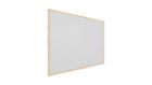 Light grey cork notice board wooden natural frame 120x90 cm