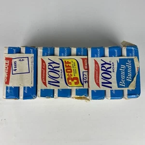 Vintage Ivory Soap Bar Lot of 8 Bars Made In USA Proctor & Gamble Personal Size - Picture 1 of 7