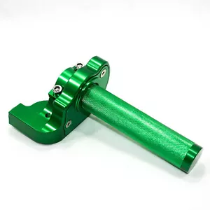 GREEN CNC Cuarto de Vuelta Rápida Acelerador Carcasa Agarre PIT PRO Trail Dirt Bike - Imagen 1 de 5