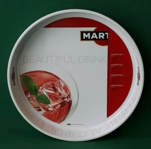 RARO VASSOIO PUBBLICITARIO MARTINI THE BEAUTIFUL DRINK COLLEZIONE. WWW3/WWW12 - Foto 1 di 8
