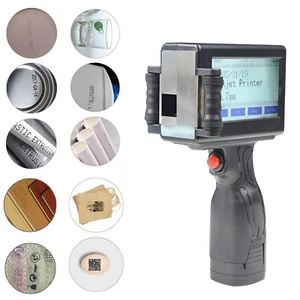 DIY Handheld Tintenstrahldrucker Touchscreen Datum Logo Laser-Codierer Etikett - Afbeelding 1 van 10