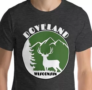 Doveland Wisconsin Shirt | Unisex, Many Colors, Sizes - Vintage Style, Brand New - Picture 1 of 6