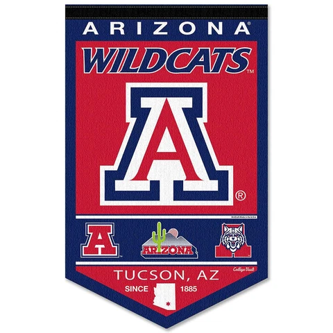 Arizona Wildcats Heritage Logo History Banner Pennant Cover