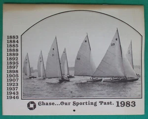 Calendario Chase Bank 13 meses 1983 original 1883-1946 nuestro pasado deportivo Nueva York - Imagen 1 de 7