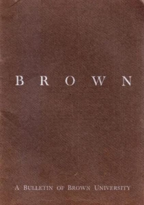Boletín de la Universidad Brown Octubre 1968 Volumen LXV - Imagen 1 de 1