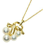 Mikimoto   Necklace Pearl Pearl K18 Yellow Gold