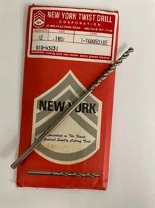 NEW YORK TALADRO GIRATORIO 010-43131 TAMAÑO .1851 TIPO: 7-760050185 12 PK - Imagen 1 de 1