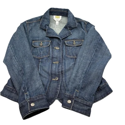 Talbot's Ladie's Stretch Denim Jacket Size 8- Classic Piece - Image 1 of 4