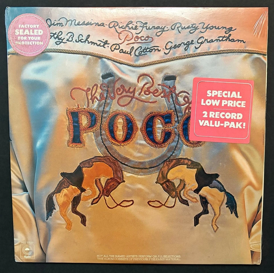 SEALED The Very Best Of Poco 2 X LP Epic 1st USA Press 1975 Gatefold - Image 1 of 2