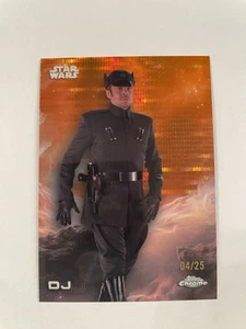 2025 Star Wars Chrome - DJ - #4/25 - Orange Pulsar - Packfrisch! - Bild 1 von 2