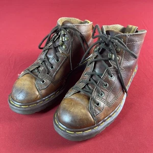 De Colección Dr. Martens AirWair Doc England Botines 8088 Cuero Marrón - EE. UU. Talla 6 - Imagen 1 de 10