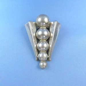 Art Deco Louis Wolfer Schal Clip / Kleid Antik Modernist - Bild 1 von 7
