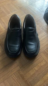 Proper Black Leather Men's Loafers 10 XX(5E) - Picture 1 of 12