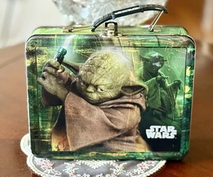Vintage Star Wars Metal Lunchbox, Yoda Jedi Master, No Rust, Working Latch - Picture 1 of 7