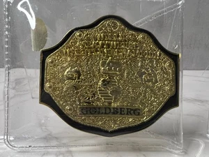Goldberg Belt Wrestling Pin Pro Wrestling Crate Exclusive NIB WWE ECW TNA WCW - Picture 1 of 1
