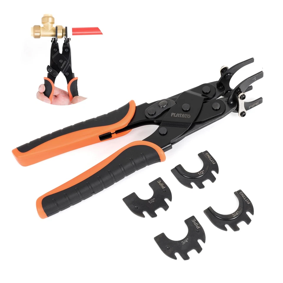 PLATATO Push to Connect Removal Tool Disconnect Tongs Tool for 1/2” 3/4” 1” Push in F...