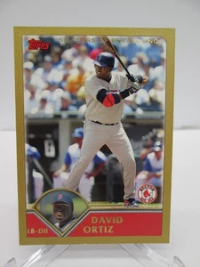 2003 Topps Traded Gold David Ortiz 8/2003 #T52 Red Sox HOF - Picture 1 of 3