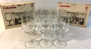Columbia Zwiesel Burgundy Goblets – Set of 12 Vintage German Crystal Glasses - Picture 1 of 16