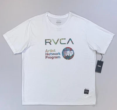Men's RVCA Artist Network Dri-Release Regular Fit Short Sleeve Sport T-Shirt NEW - Image 1 of 2