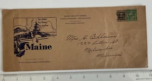 1920’s Cover - Maine Development Commission With Pre canceled Stamps - Bild 1 von 4