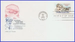 USA3 #C100 U/A HOUSE OF FARNAM FDC Glen Curtiss - Imagen 1 de 1