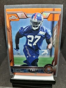 LANDON COLLINS 2015 Topps Chrome RC #118 Orange Refractor New York Giants MINT