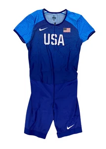 Nike Elite Pro USA Olympics Track Field Singlet Speed Suit Mens Size L 898154 PE - Picture 1 of 13