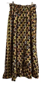 Peacock Inspired Long Skirt Elastic Waist - Picture 1 of 6