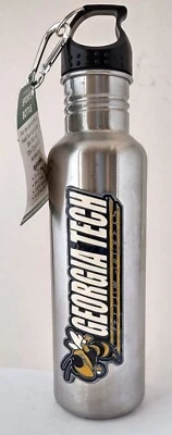Georgia Tech Chaquetas Amarillas Acero Inoxidable Deportes Botella de Agua 26oz 750 ml Foto 1 de 4