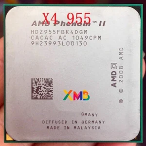 AMD Phenom II X4 955 3.2 GHz Quad-Core Black Edition Processor AM3 AM2+ 125W CPU - Picture 1 of 3