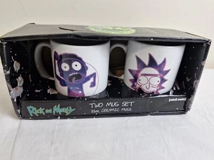 Rick and Morty zwei Keramiktassen 11 Unzen Set in Schachtel Tassen. - Bild 1 von 13