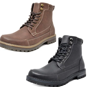 Men's Motorcycle Combat Riding Oxford Dress Chelsea Ankle Boots Shoes 6.5-13 US - Picture 1 of 9