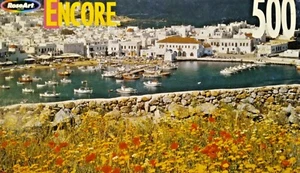  Rompecabezas RoseArt Encore Mykonos Harbor, Grecia 500 piezas NUEVO ENVÍO GRATUITO - Imagen 1 de 5
