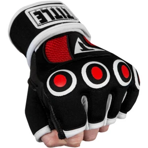 Title Boxing Gel Rage Fist Training Glove Wraps - Black/Red - Picture 1 of 2