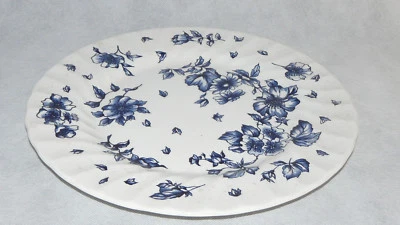 Churchill England The Georgian Collection Blumen blau blue Dessertteller 20,3 cm - Bild 1 von 2