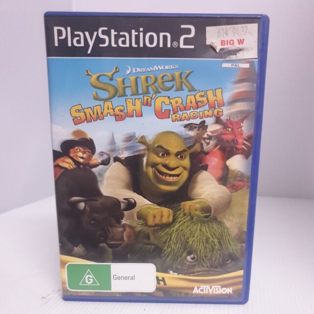 Jogo Shrek smash n' crash racing psp original