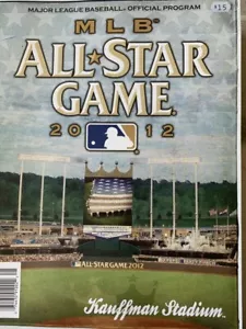 2012 MLB ALL STAR GAME PROGRAM KAUFFMAN STADIUM ROYALS LIMITED BRETT HARPER - Picture 1 of 1