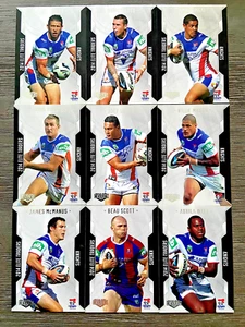 2014 NRL ELITE TRADERS COMPLETE NEWCASTLE KNIGHTS COMMON TRADING CARD SET OF 9 - Picture 1 of 1