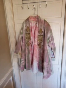 Ron Cari Hand Painted Robe Vestment Egyptian Embroidery Chicago - Picture 1 of 11
