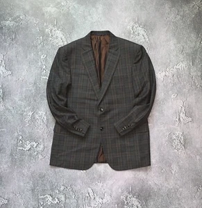 Pal Zileri 54R Made In Italy Checkered Striped Blazer Jacket Old Money Luxury - Picture 1 of 15