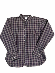 Billy Reid Shirt Mens 2xl Check Button Up Long Sleeve Standard Cut - Picture 1 of 4