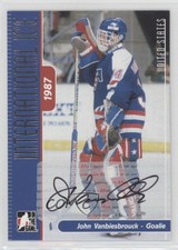 2006 In the Game-Used International Ice Signature Series John Vanbiesbrouck Auto