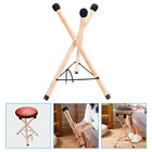 Performance Wooden Tripod Tongue Drum Rack Foldable Tongue Drum Stand