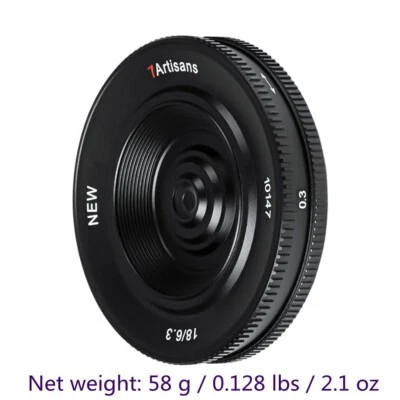 7artisans 18mm F6.3 II Ultra thin Mirrorless UFO Light Lens for Micro M4/3 Camer - Image 1 of 4
