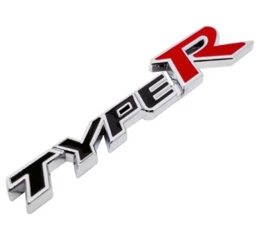 Insignia metálica Honda TYPE R ROJO/NEGRO maletero/panel carrocería Civic, Integra, Acura, NSX Foto 1 de 3