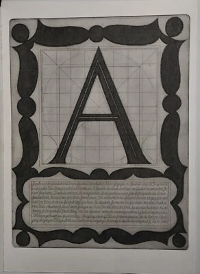 Werner Bunz /Radierung/Handsigniert/1984/Griffelkunst 235 AC1 - Bild 1 von 3