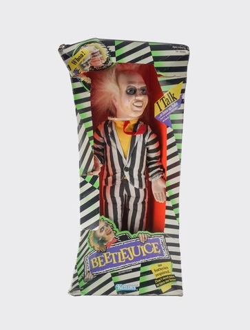 Vintage 1989 Kenner BeetleJuice Pull String Talking Doll Cover
